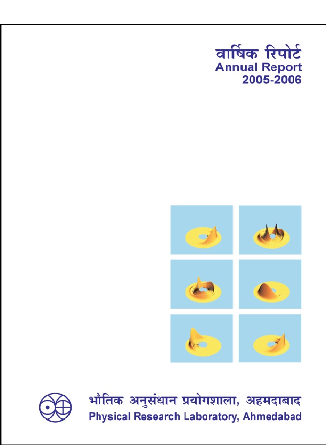 Book Annual Report 2005-2006 Frontpage Image