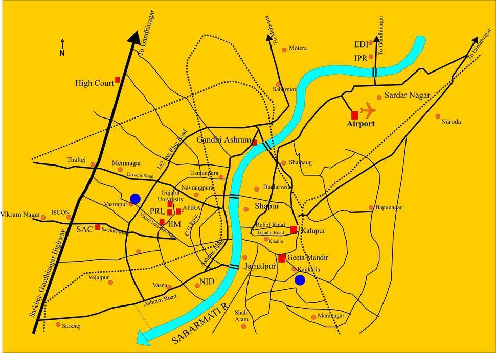 Ahmedabad Map